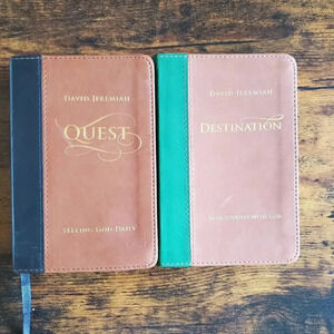 Quest Seeking God Daily Destination David Jeremiah Bonded Leather Ribbon Bookmar